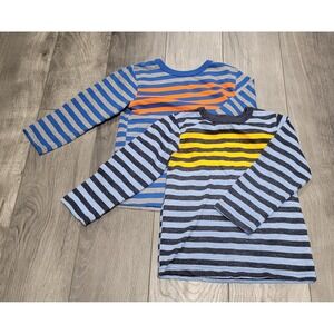 Garanimals Boys Long Sleeve Shirts Stripe Pattern Size 4T Set of 2